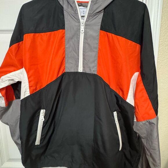 Urban Outfitters Funky Retro Colorblock Windbreaker Jacket Men’s M MINTY - Picture 3 of 4